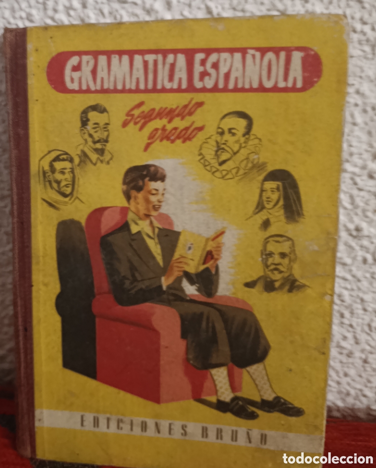 Libros de segunda mano: Antigua Gram&aacute;tica Espa&ntilde;ola - Ediciones Bru&ntilde;o (Segundo Grado)