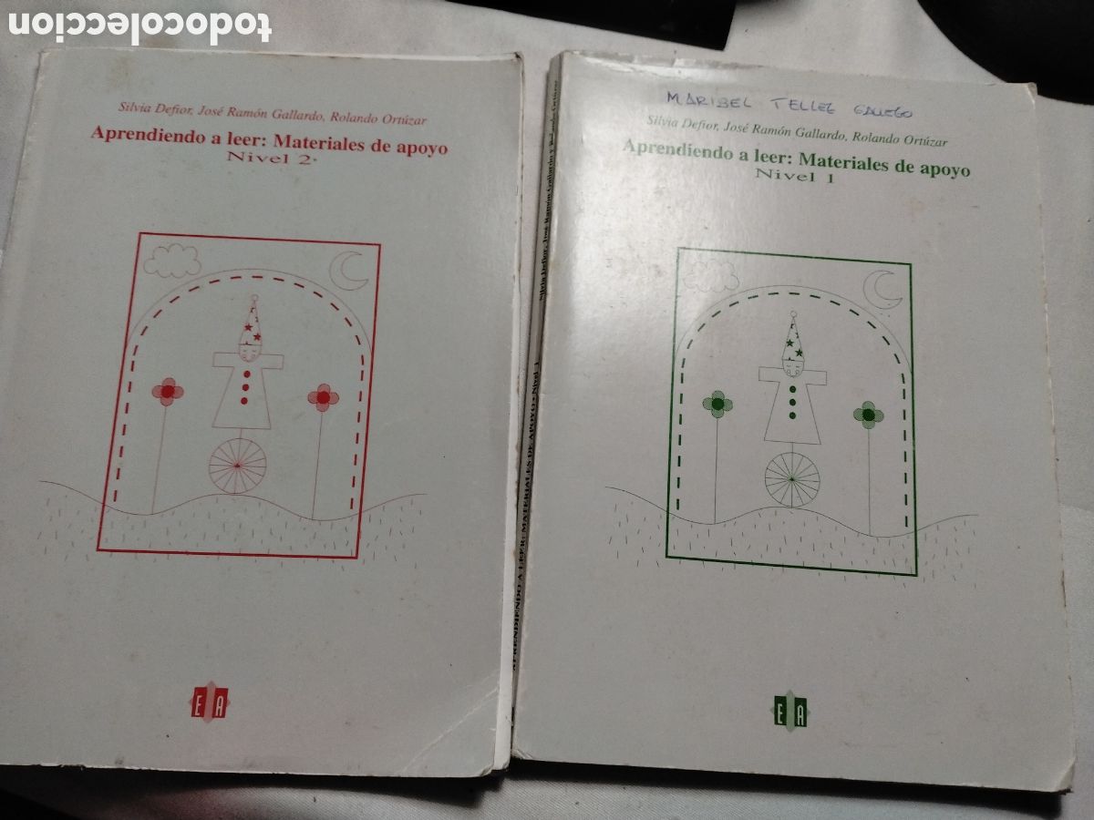 Libros de segunda mano: APRENDIENDO A LEER: MATERIALES DE APOYO NIVEL I y II- DEFIOR/GALLARDO/R. ORT&Uacute;ZAR-ED. ALJIBE 1995.