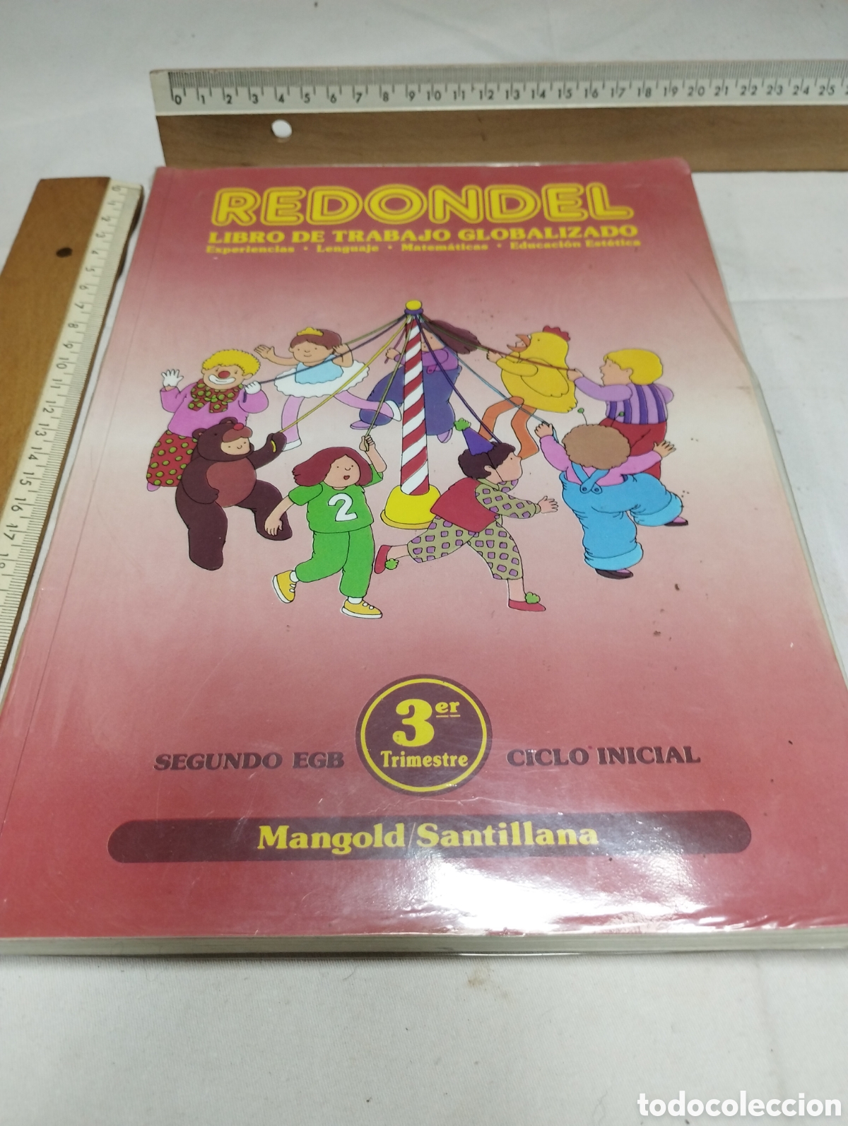 Libros de segunda mano: Redondel. Libro de trabajo globalizado, 2&deg; EGB. Mangold/Santillana, 1988