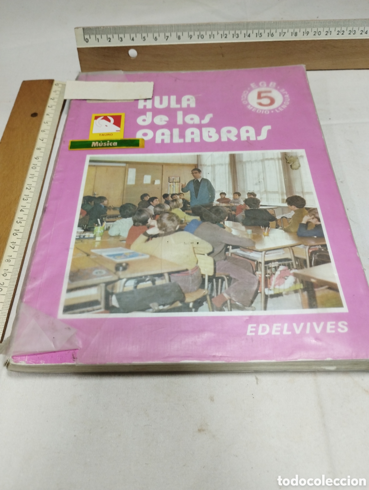 Libros de segunda mano: Aula de las palabras. 5&deg; de EGB. Editorial Luis Vives, 1985