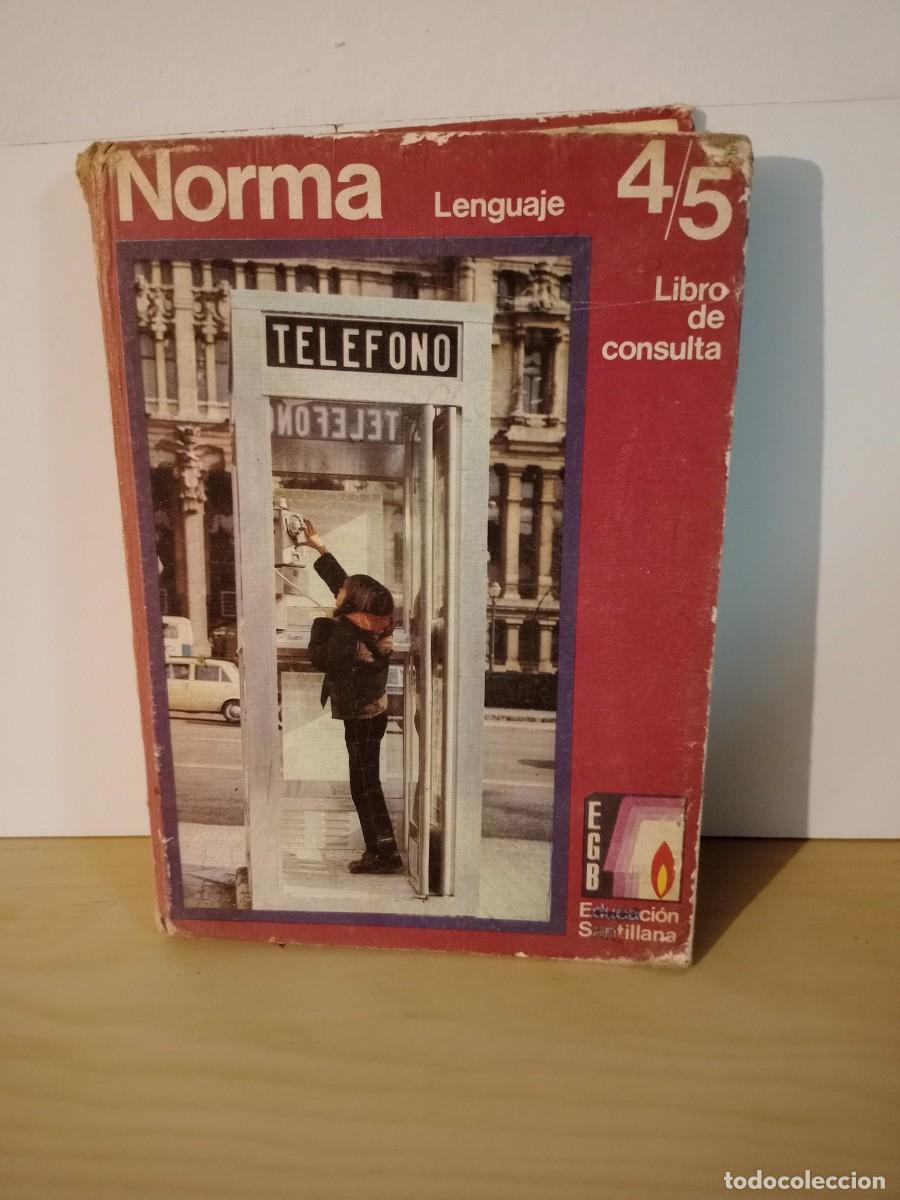 Libros de segunda mano: Libro Norma Lenguaje 4/5 Libro de consulta EGB - Foto 1