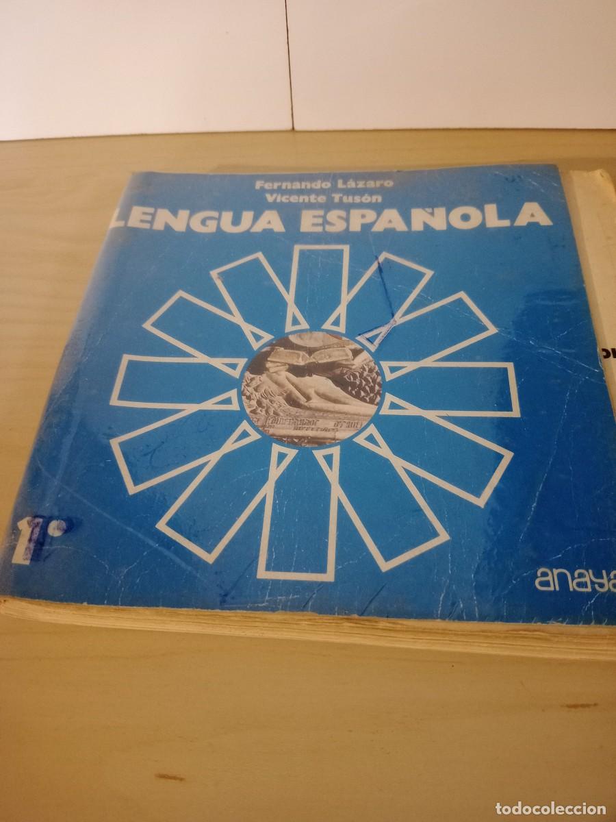 Libros de segunda mano: Libro Lengua Espa&ntilde;ola 1&ordm; BUP Bachillerato Anaya