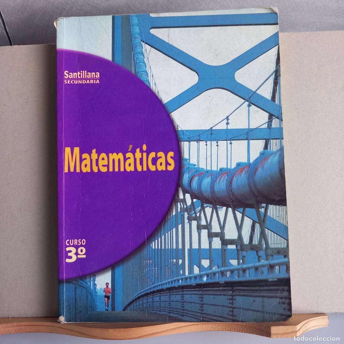 Libros de segunda mano: Matematicas 3&deg; Secundaria. Santillana