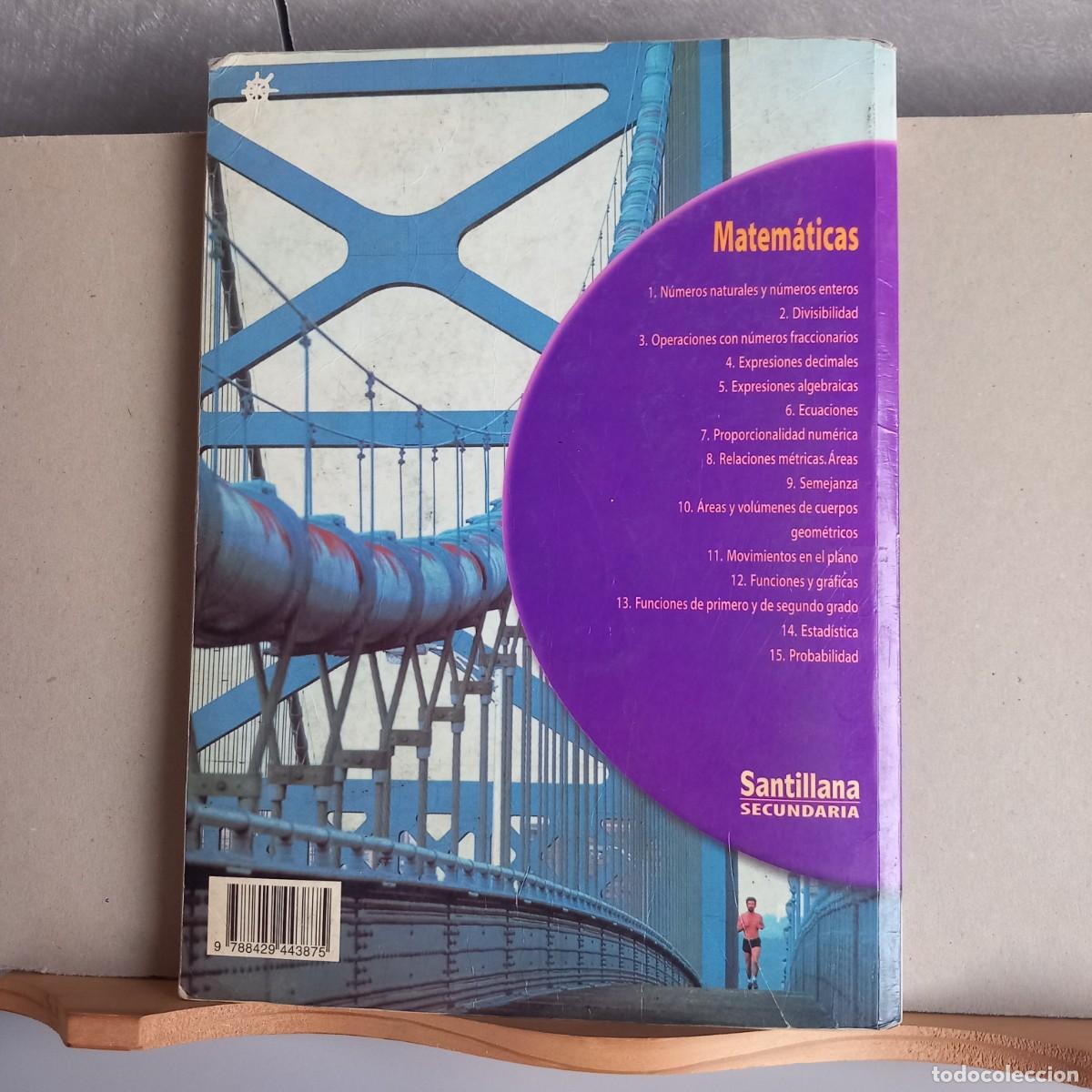 Libros de segunda mano: Matematicas 3&deg; Secundaria. Santillana - Foto 2