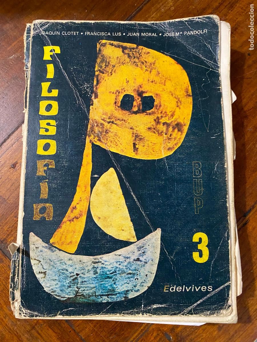 Libros de segunda mano: FILOSOFIA. EDELVIVES, 3&deg;CURSO
