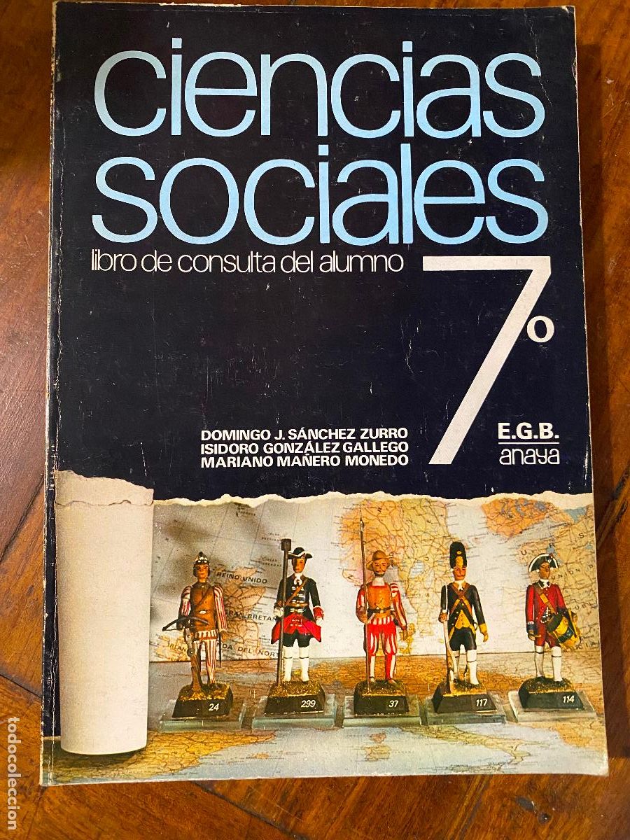 Libros de segunda mano: CIENCIAS SOCIALES 7 EGB.ANAYA 1973