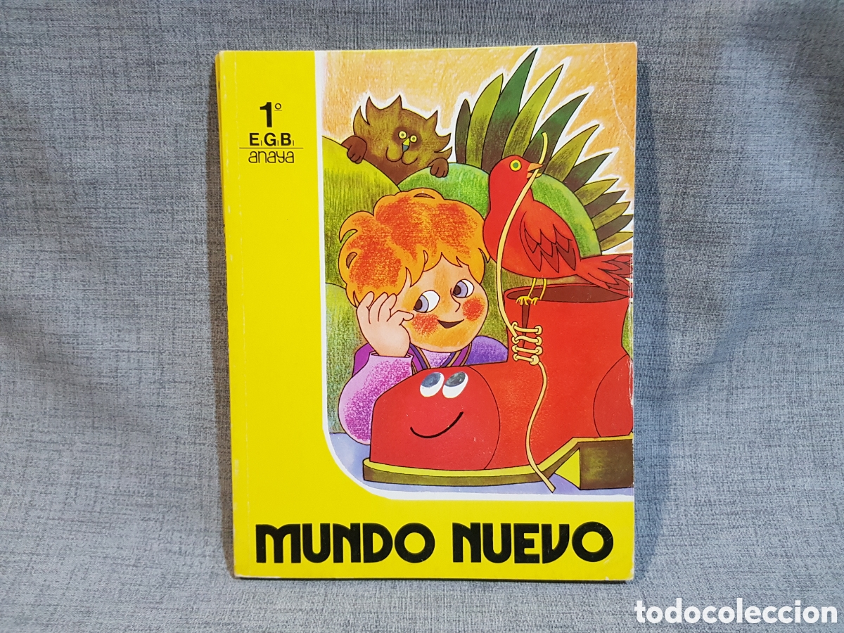 Libros de segunda mano: 1⁰ EGB ANAYA 1981 MUNDO NUEVO CHAROL&Iacute;N Y MEDIASUELA
