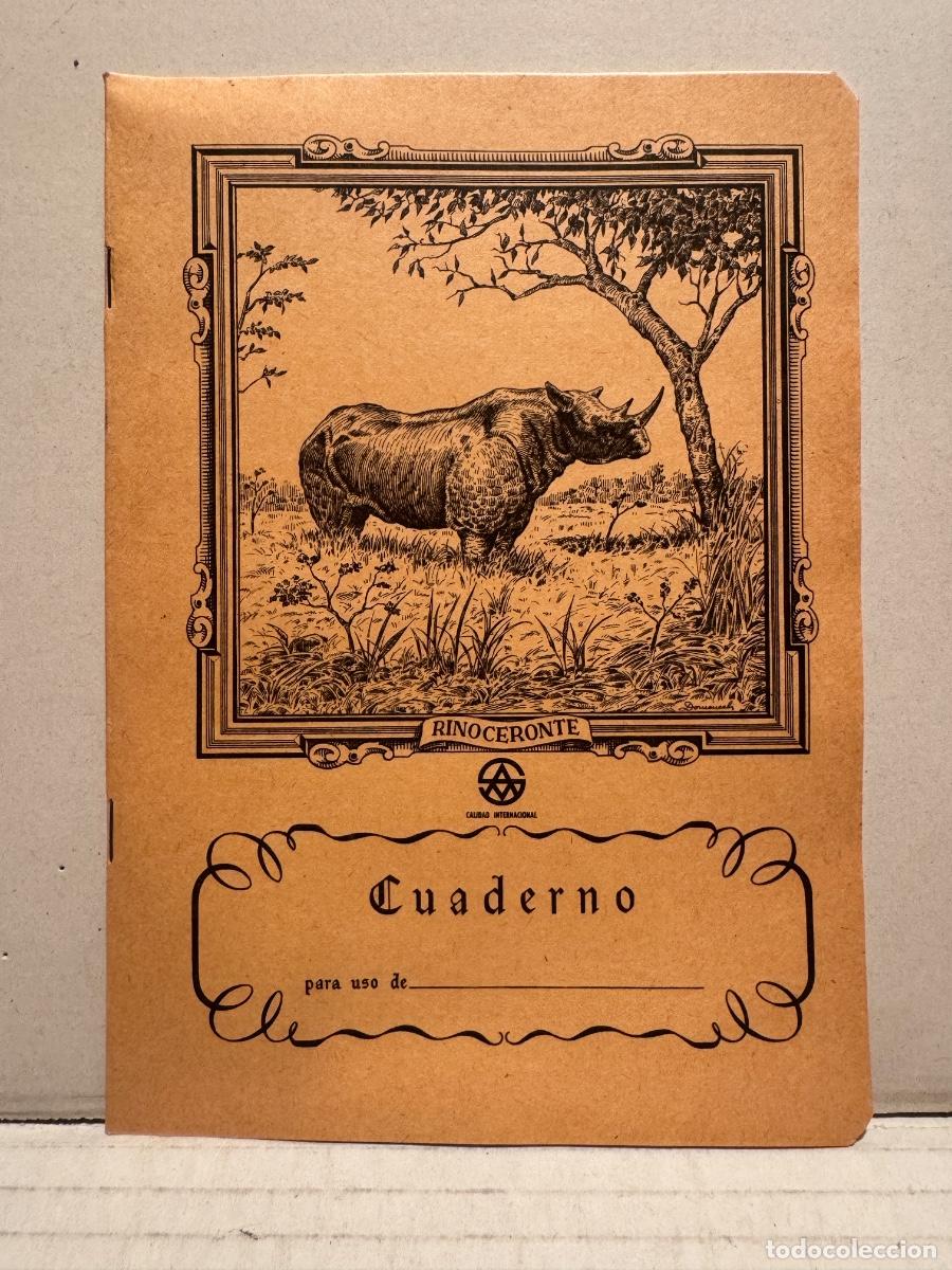 Livros em segunda m&atilde;o: ANTIGUO CUADERNO RINOCERONTE - cuadros