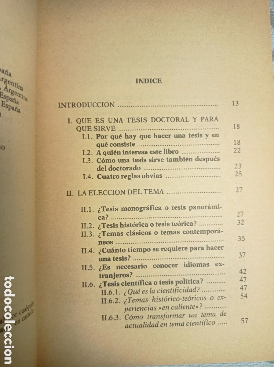 Libros de segunda mano: UMBERTO ECO. C&Oacute;MO SE HACE UNA TESIS. - Foto 4