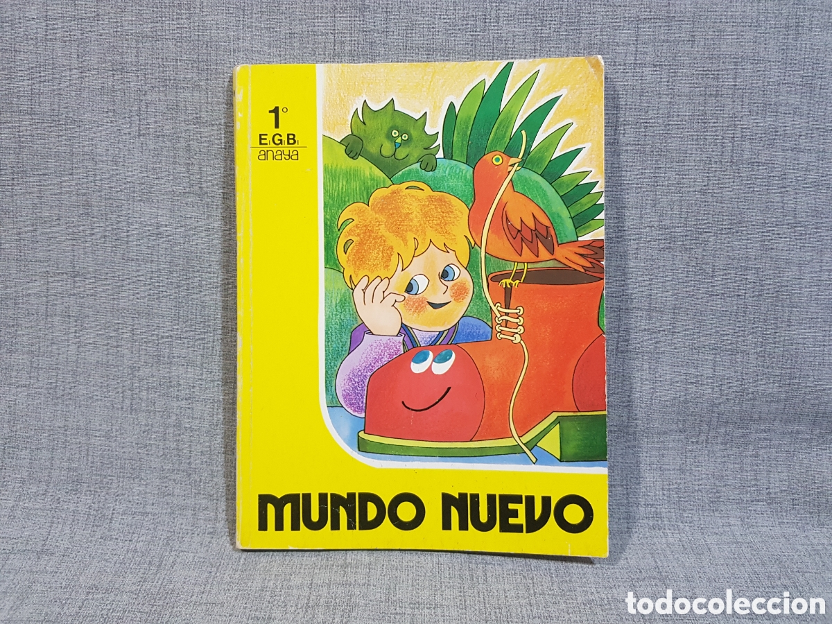 Libros de segunda mano: 1⁰ EGB ANAYA 1980 MUNDO NUEVO CHAROL&Iacute;N Y MEDIASUELA