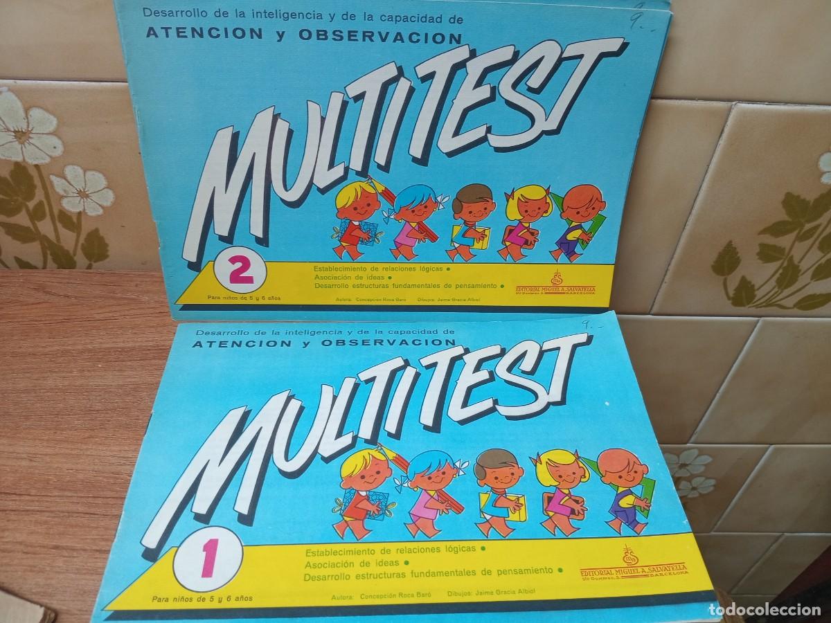 Libros de segunda mano: MULTITEST - PARA NI&Ntilde;OS DE 5 Y 6 A&Ntilde;OS - LOTE DEL 1 AL 6 - 1969 - ED. SALVATELLA