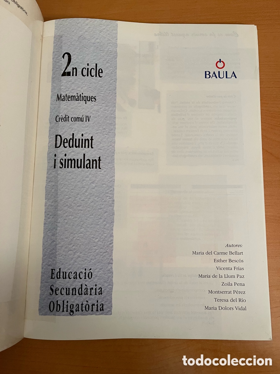 Libros de segunda mano: Matem&aacute;ticas ESO Baula: Resoluci&oacute;n y Deducci&oacute;n - Foto 5