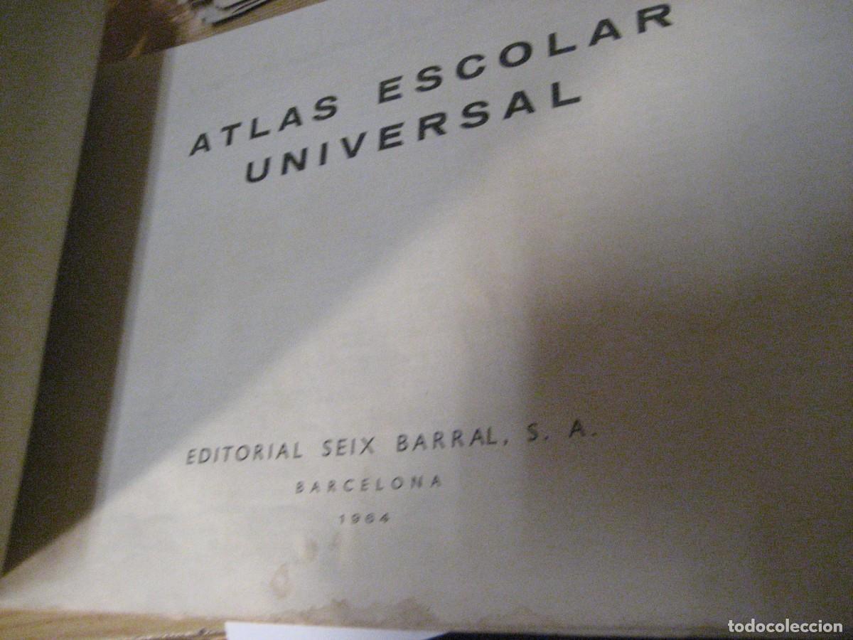 Libros de segunda mano: Atlas escolar Universal . Ed Seix barral 1964 - Foto 2
