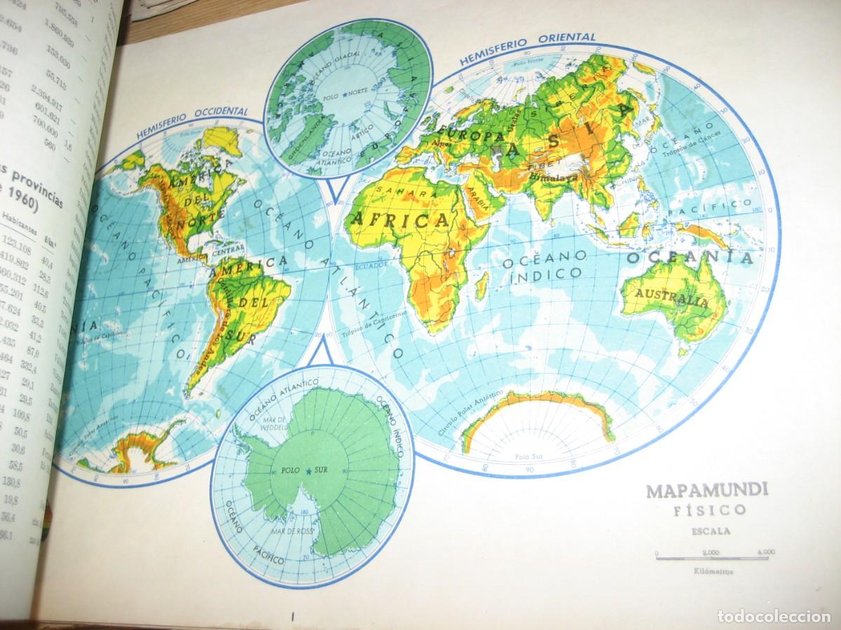 Libros de segunda mano: Atlas escolar Universal . Ed Seix barral 1964 - Foto 3