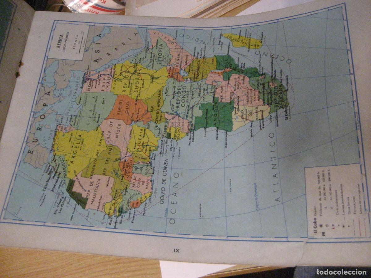 Libros de segunda mano: Atlas escolar Universal . Ed Seix barral 1964 - Foto 5