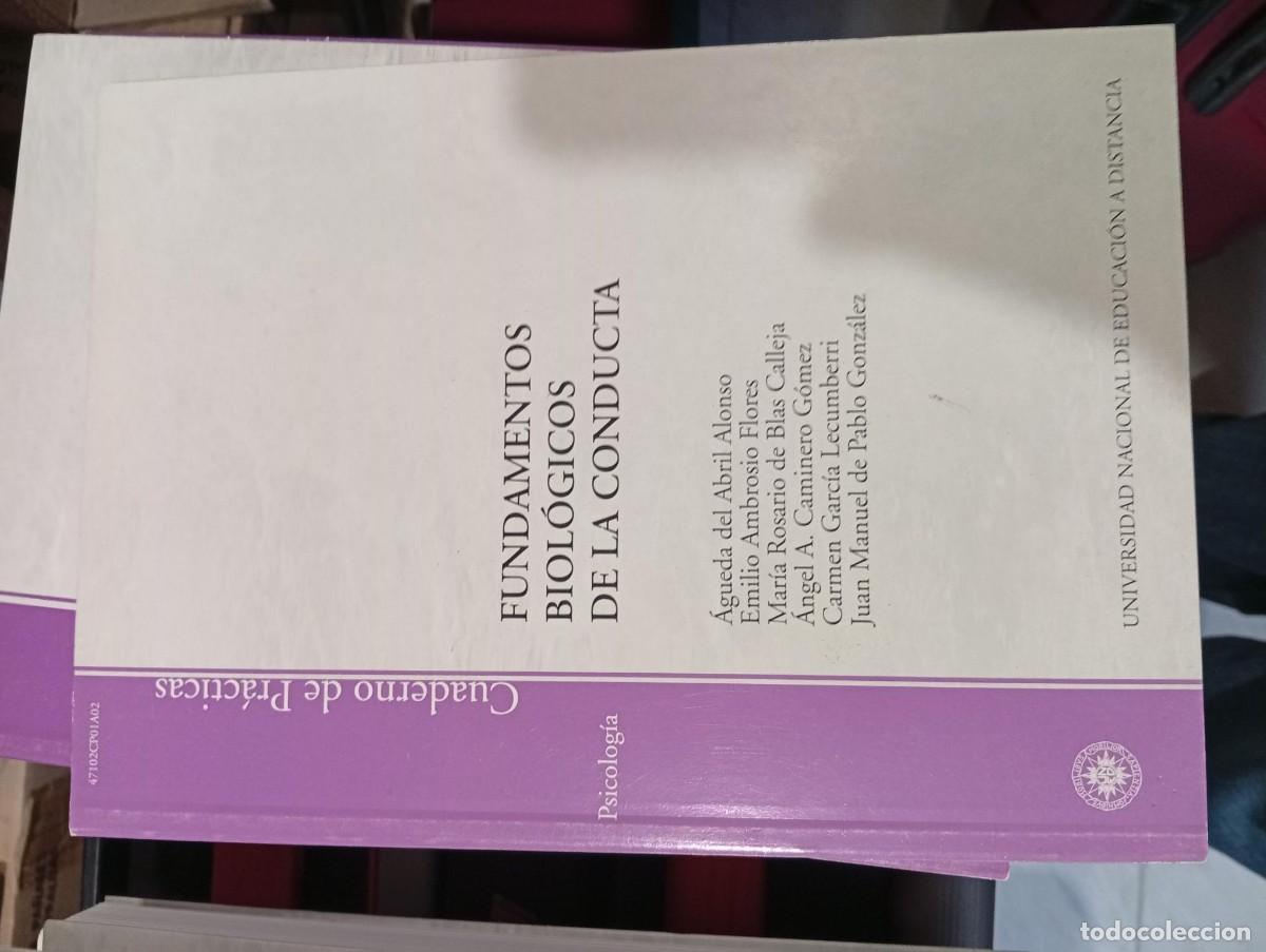 Libros de segunda mano: fundamentos biologicos de la conducta cuaderno de practicas y guia didactica a. del abril
