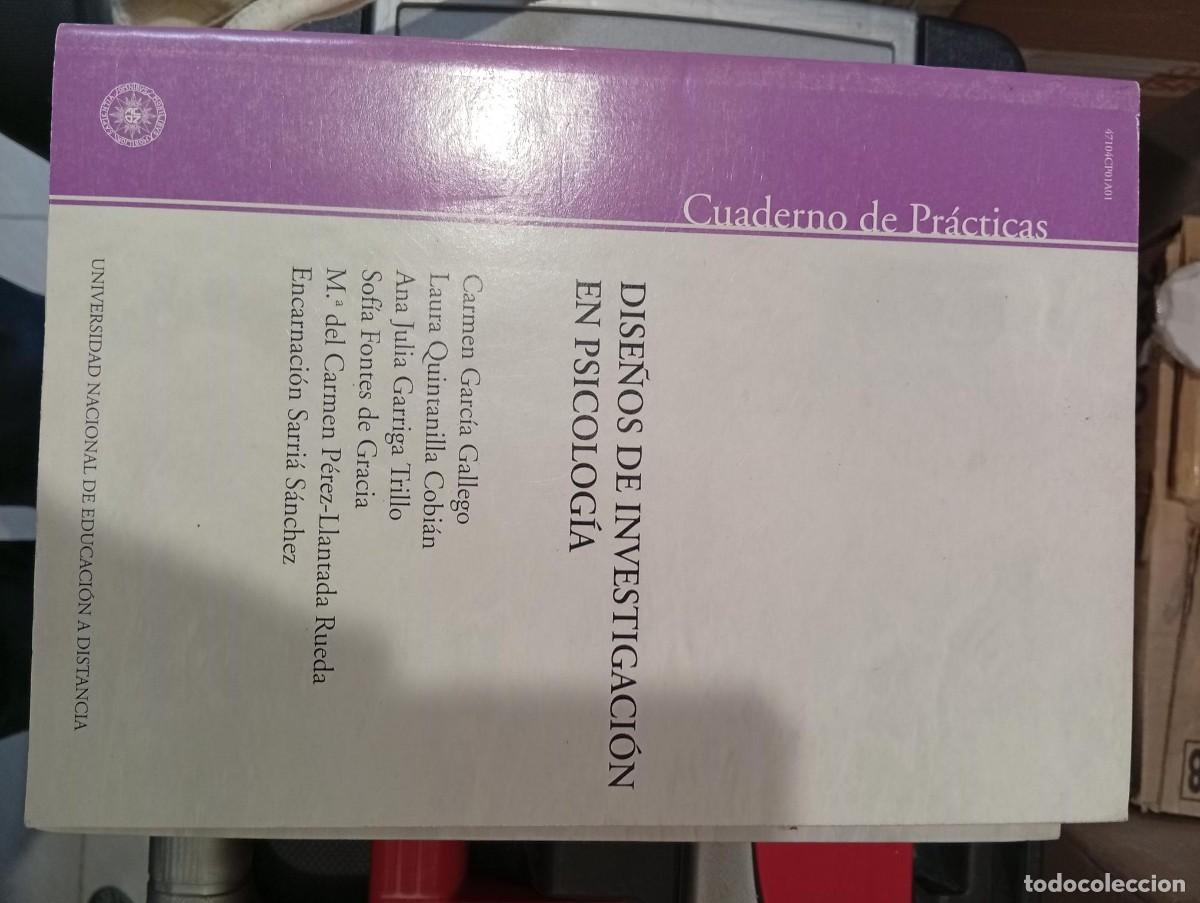 Libros de segunda mano: dise&ntilde;os de investigacion en psicologia cuaderno de practicas c. garcia l. quintanilla