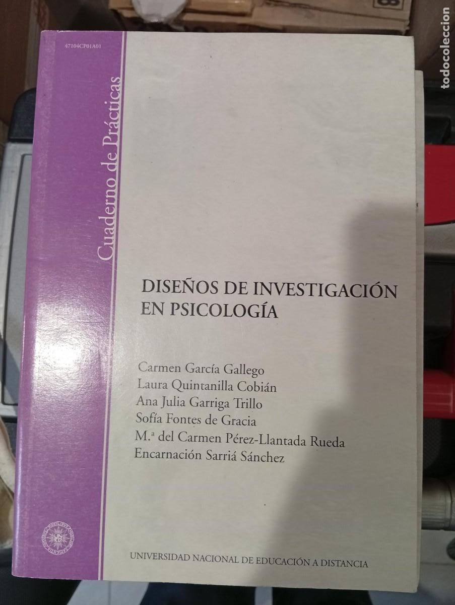 Libros de segunda mano: dise&ntilde;os de investigacion en psicologia cuaderno de practicas c. garcia l. quintanilla