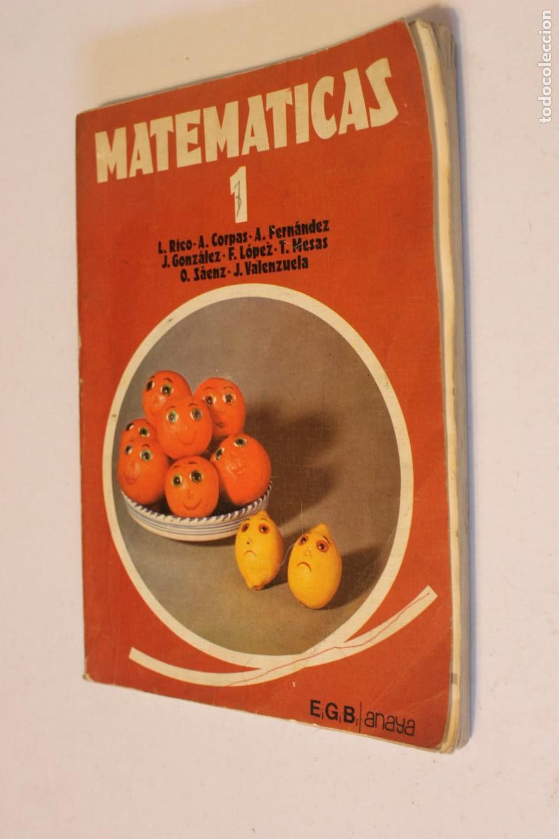 Libros de segunda mano: Libro Matem&aacute;ticas 7&ordm; EGB - Editorial Anaya - E.G.B. A&ntilde;os 80