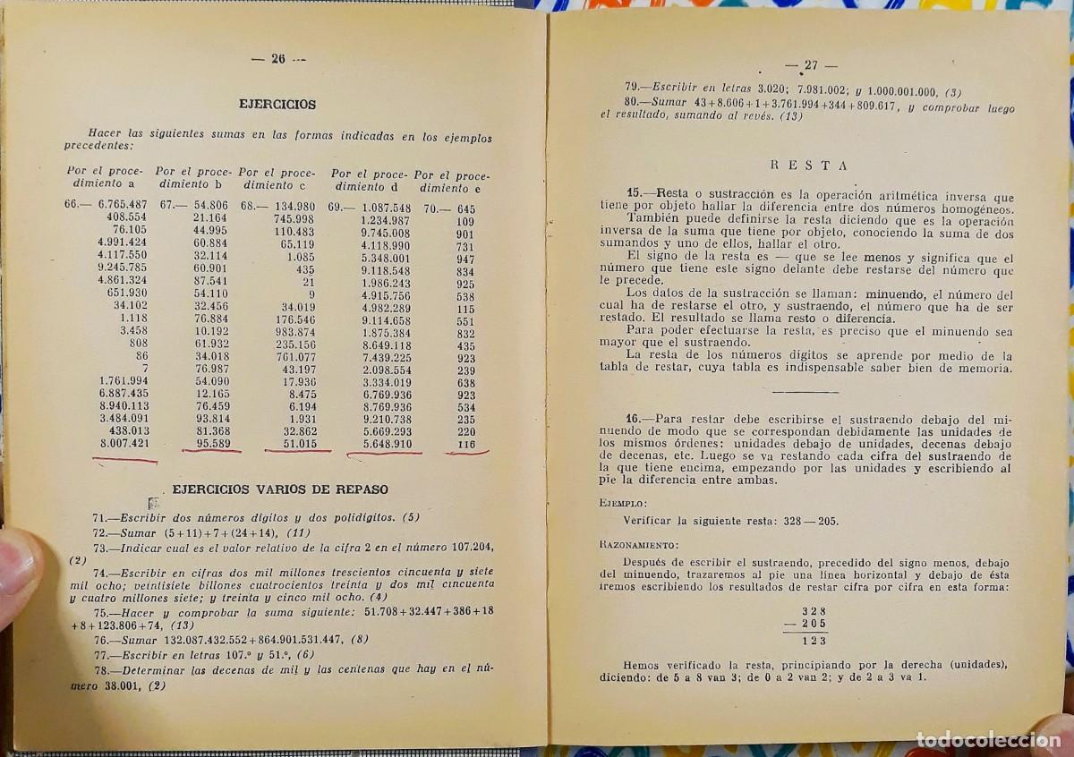 Libros de segunda mano: Curso Pr&aacute;ctico de Aritm&eacute;tica - Editorial Miquel 1965 - Foto 4