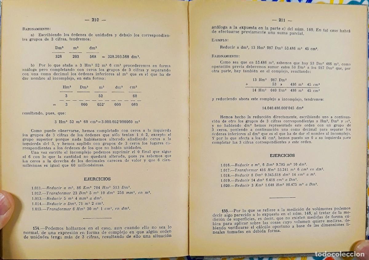 Libros de segunda mano: Curso Pr&aacute;ctico de Aritm&eacute;tica - Editorial Miquel 1965 - Foto 8