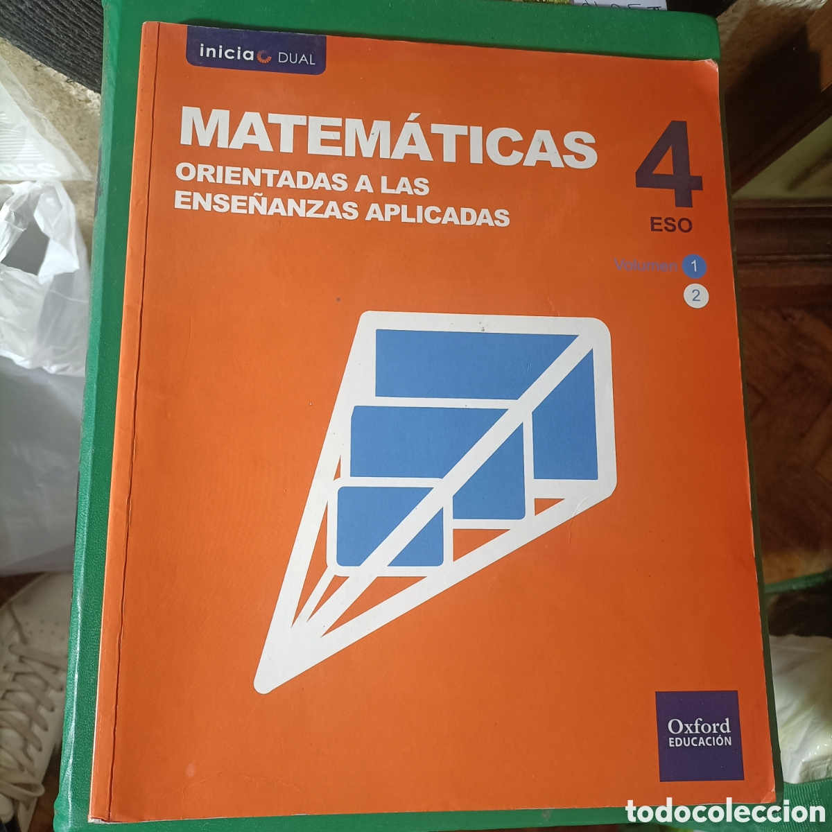 Libros de segunda mano: Matem&aacute;ticas inicia Oxford 4 eso volumen 1