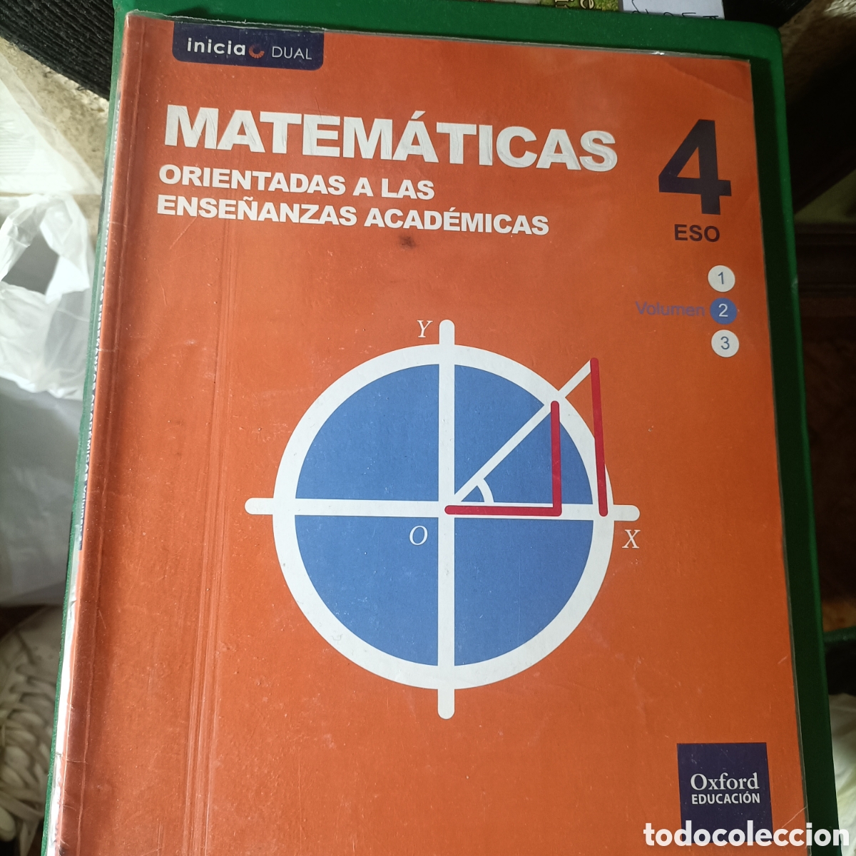 Libros de segunda mano: Matem&aacute;ticas inicia Oxford 4 eso volumen 2
