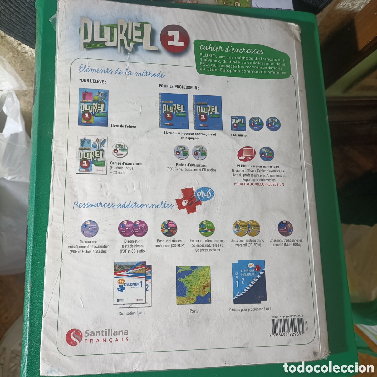 Libros de segunda mano: Pluriel 1eso Cahier DExercices metodo de franc&eacute;s - Foto 2