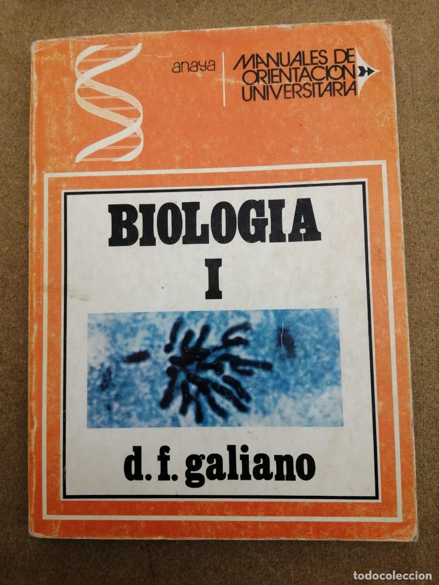 Libros de segunda mano: BIOLOGIA I (D. F. GALIANO)