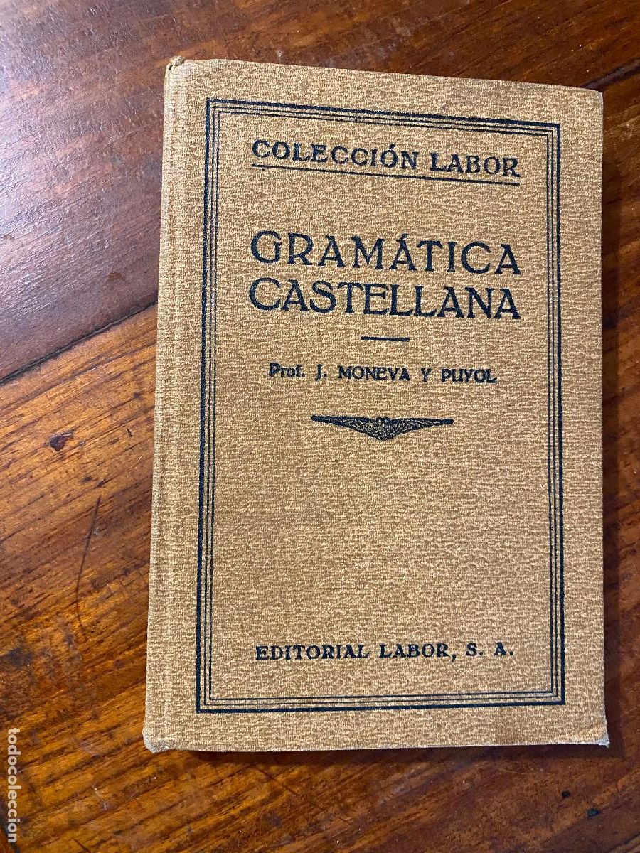 Libros de segunda mano: GRAMATICA CASTELLANA. Col. Labor n&ordm; 16-17