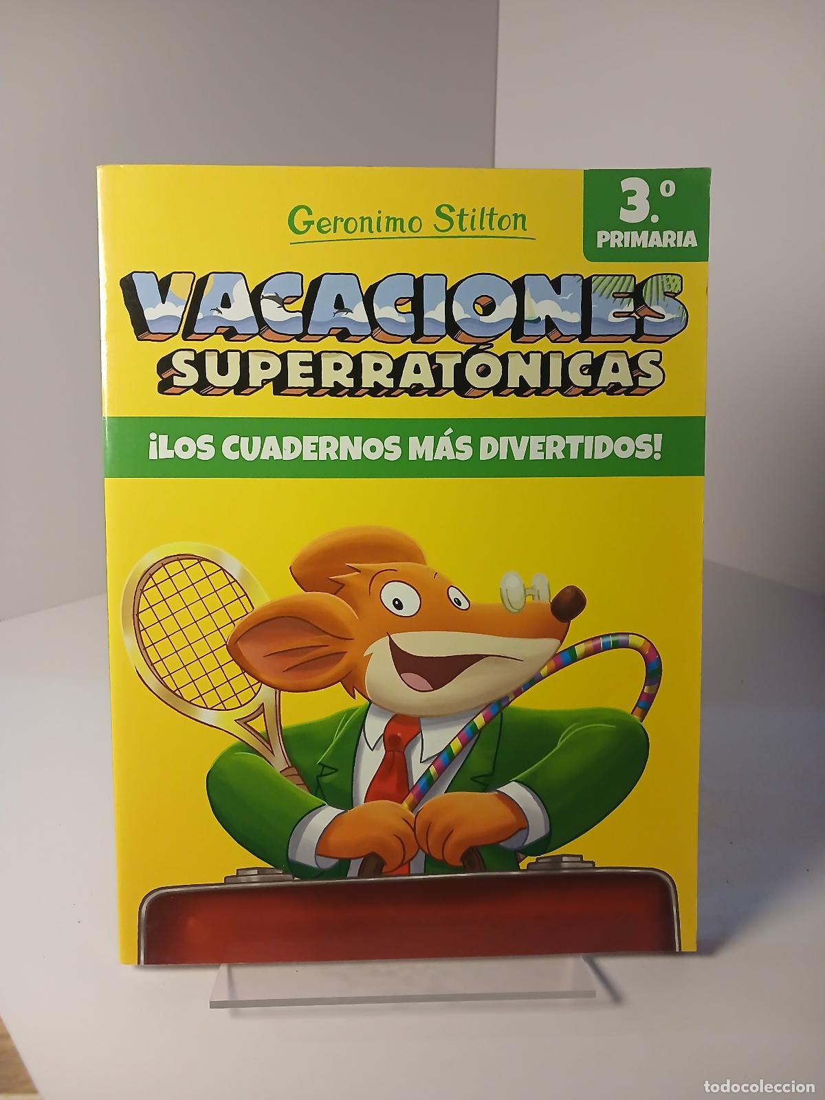 Libros de segunda mano: Vacaciones superrat&oacute;nicas, 3o Primaria &iexcl;los cuadernos m&aacute;s divertidos! - Geronimo Stilton