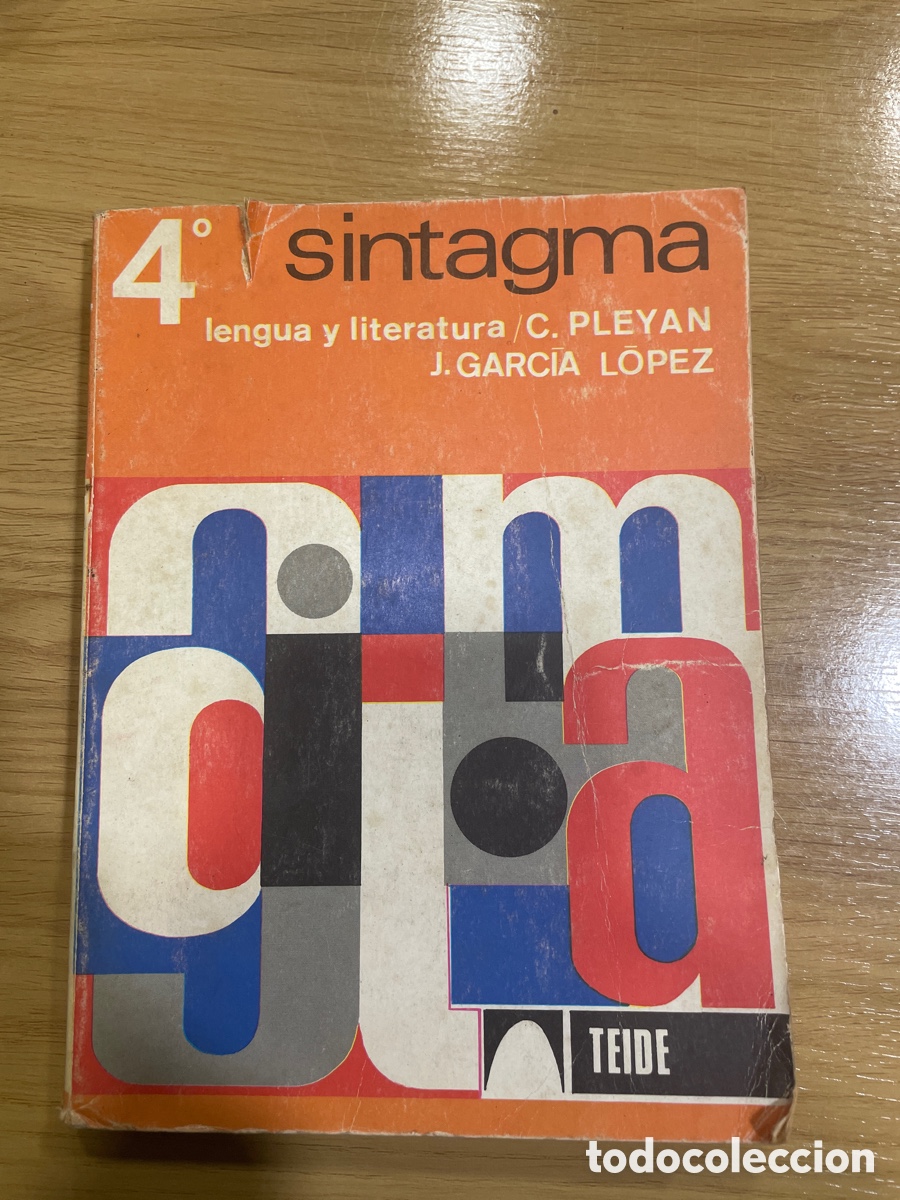 Libros de segunda mano: Sintagma 4&deg; curso de bachillerato lengua y literatura 1971