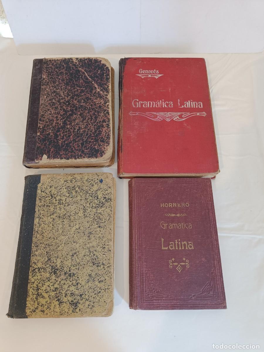 Libros de segunda mano: Lote 4 Libros Gram&aacute;tica Latina y Latinidad (1891-1919) - Raimundo de Miguel / Genov&eacute;s