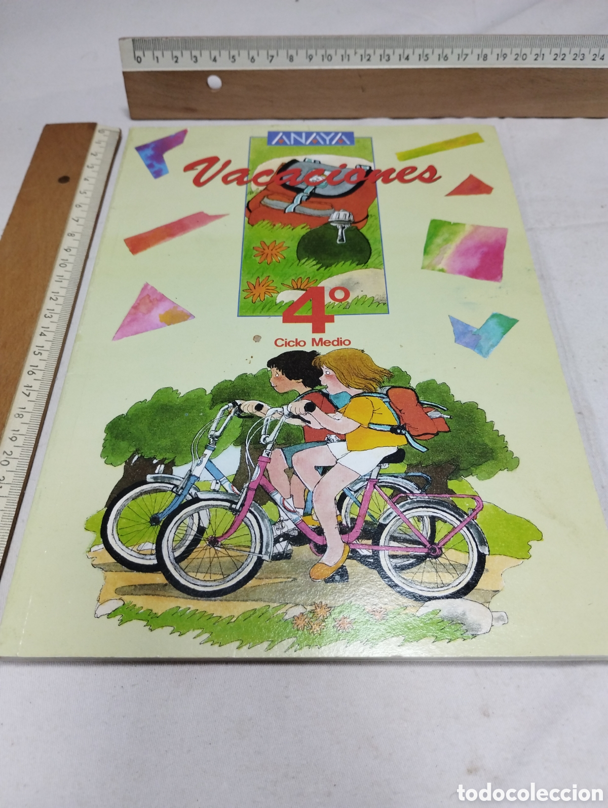 Libros de segunda mano: Cuaderno vacaciones Santillana. 4&deg;, ciclo medio.