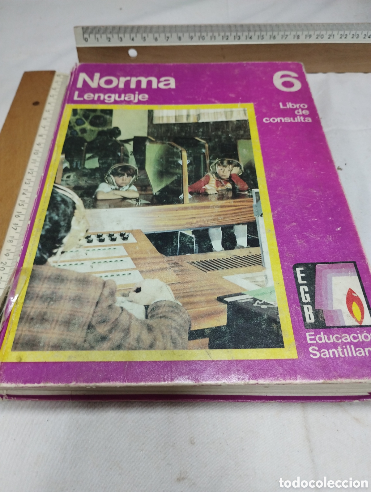 Libros de segunda mano: Norma lenguaje. 6 EGB, libro de consulta. Educaci&oacute;n Santillana, 1972
