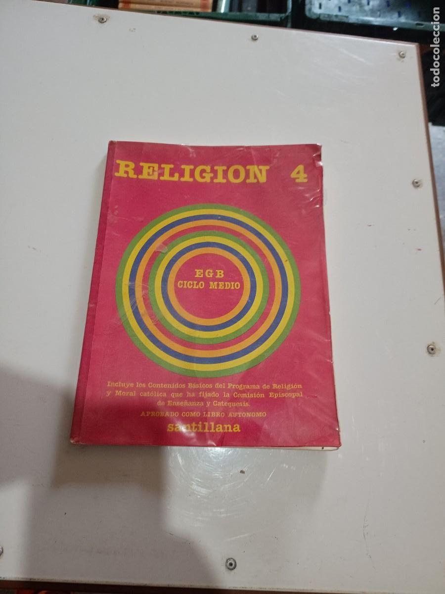 Libros de segunda mano: Religi&oacute;n 4 EGB Santillana