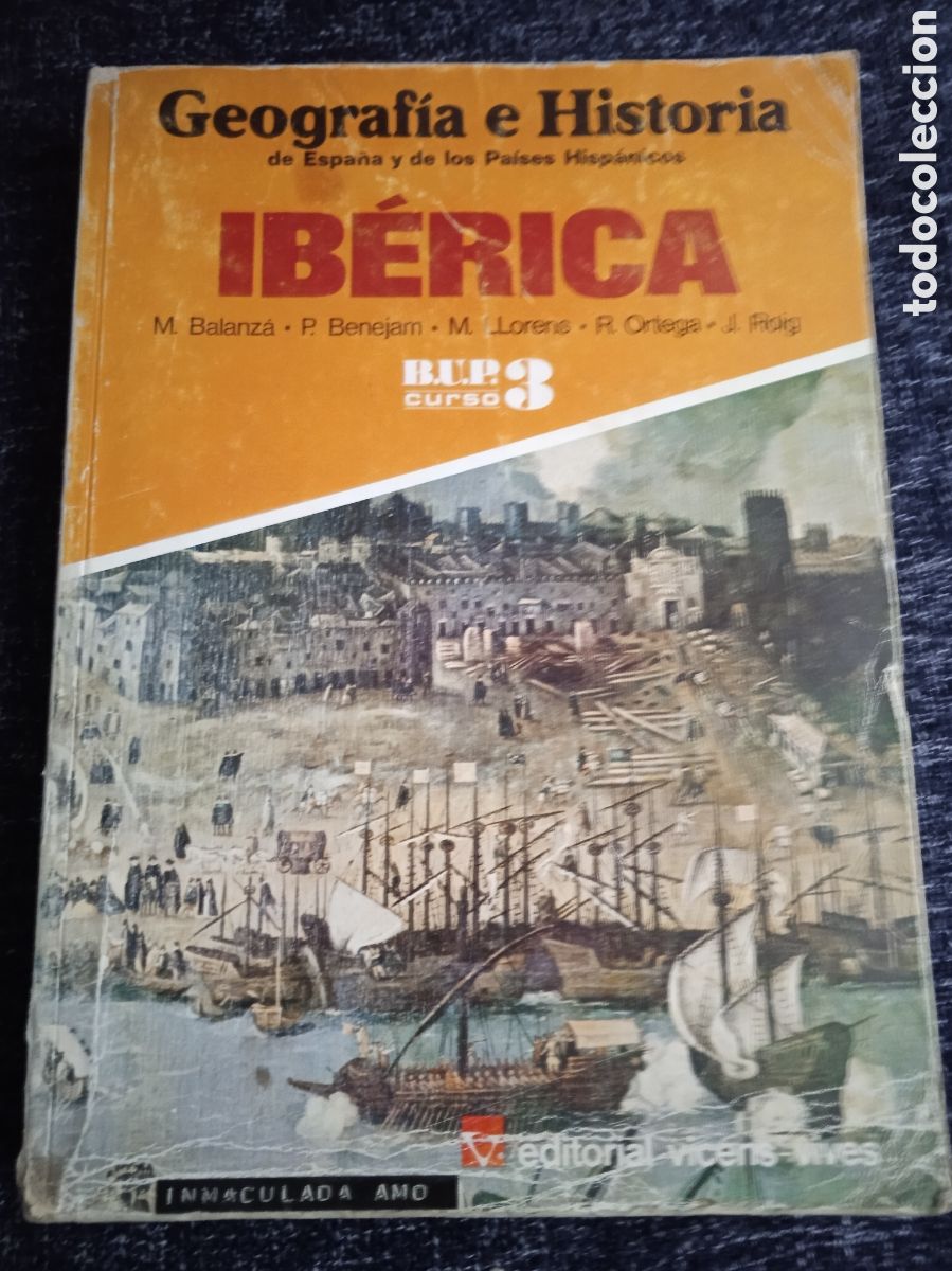 Libri di seconda mano: GEOGRAFIA E HISTORIA DE ESPA&Ntilde;A - IBERICA - BUP 3 CURSO -ED. VICEN VIVES 1977