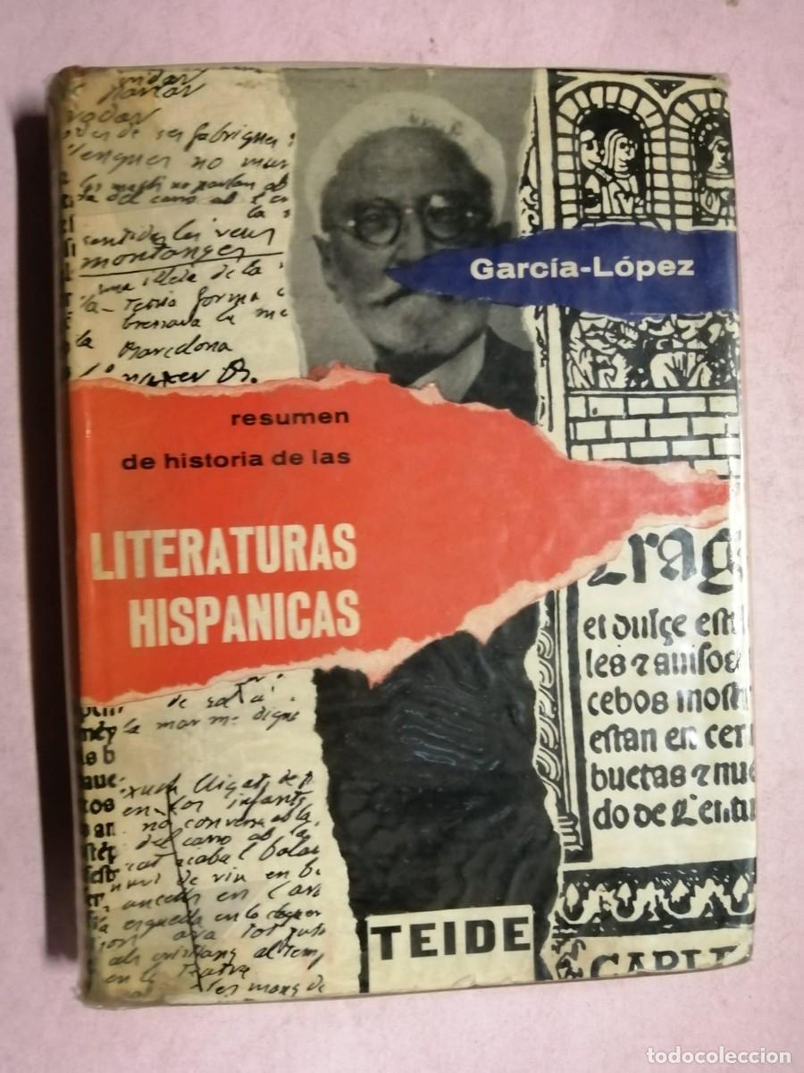 Libros de segunda mano: RESUMEN DE HISTORIA DE LAS LITERATURAS HISPANICAS (TEIDE)