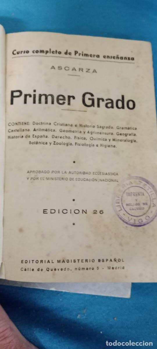 Libros de segunda mano: CURSO COMPLETO DE PRIMERA ENSE&Ntilde;ANZA ASCARZA LIBRO GG-BTJ - Foto 2