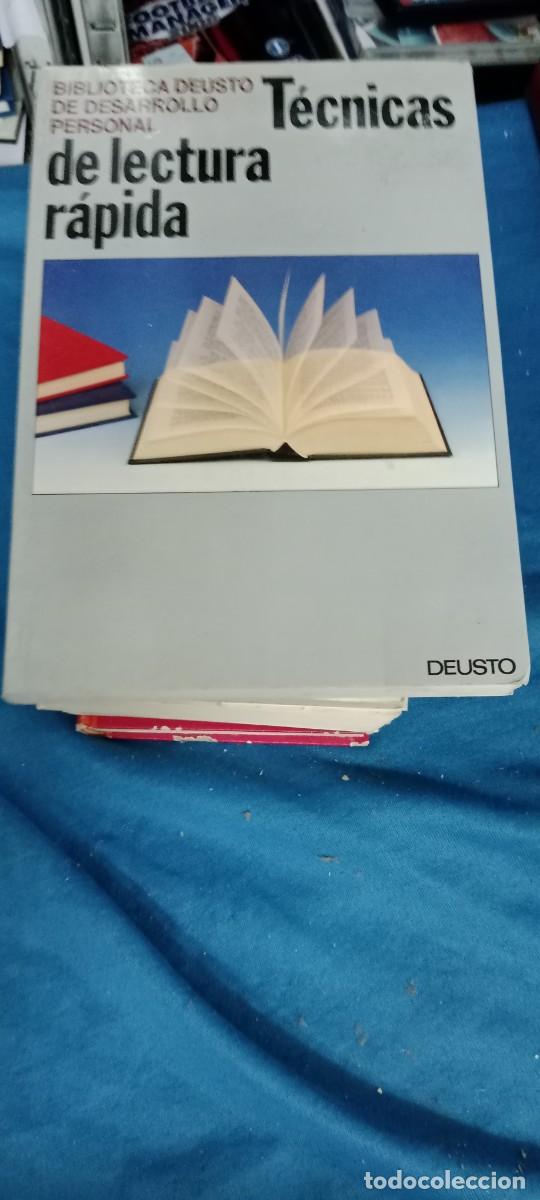 Libros de segunda mano: TECNICAS DE LECTURA RAPIDA LIBRO GG-BTJ