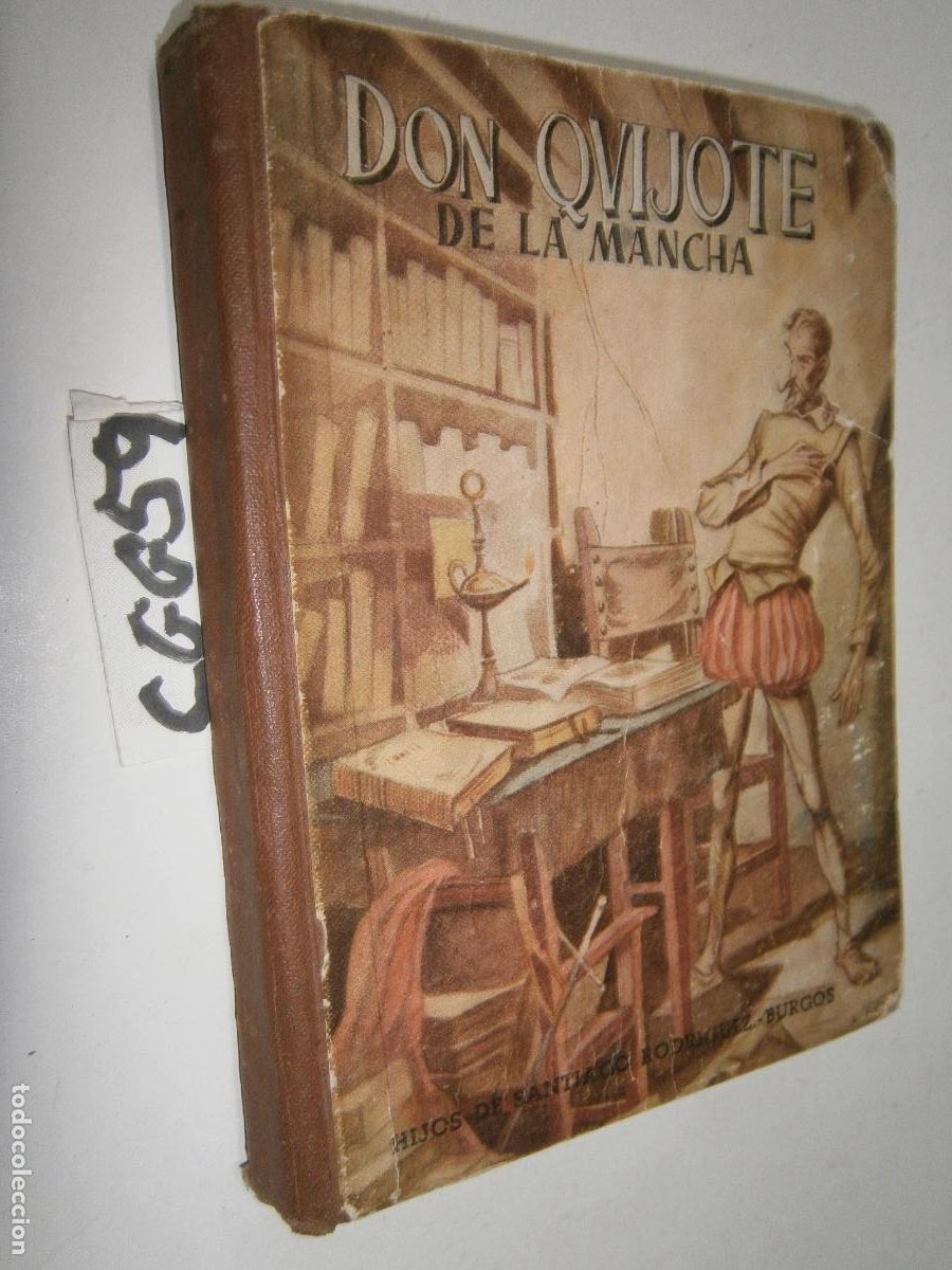 Libros de segunda mano: ANTIGUO LIBRO DE TEXTO - DON QUIJOTE DE LA MANCHA