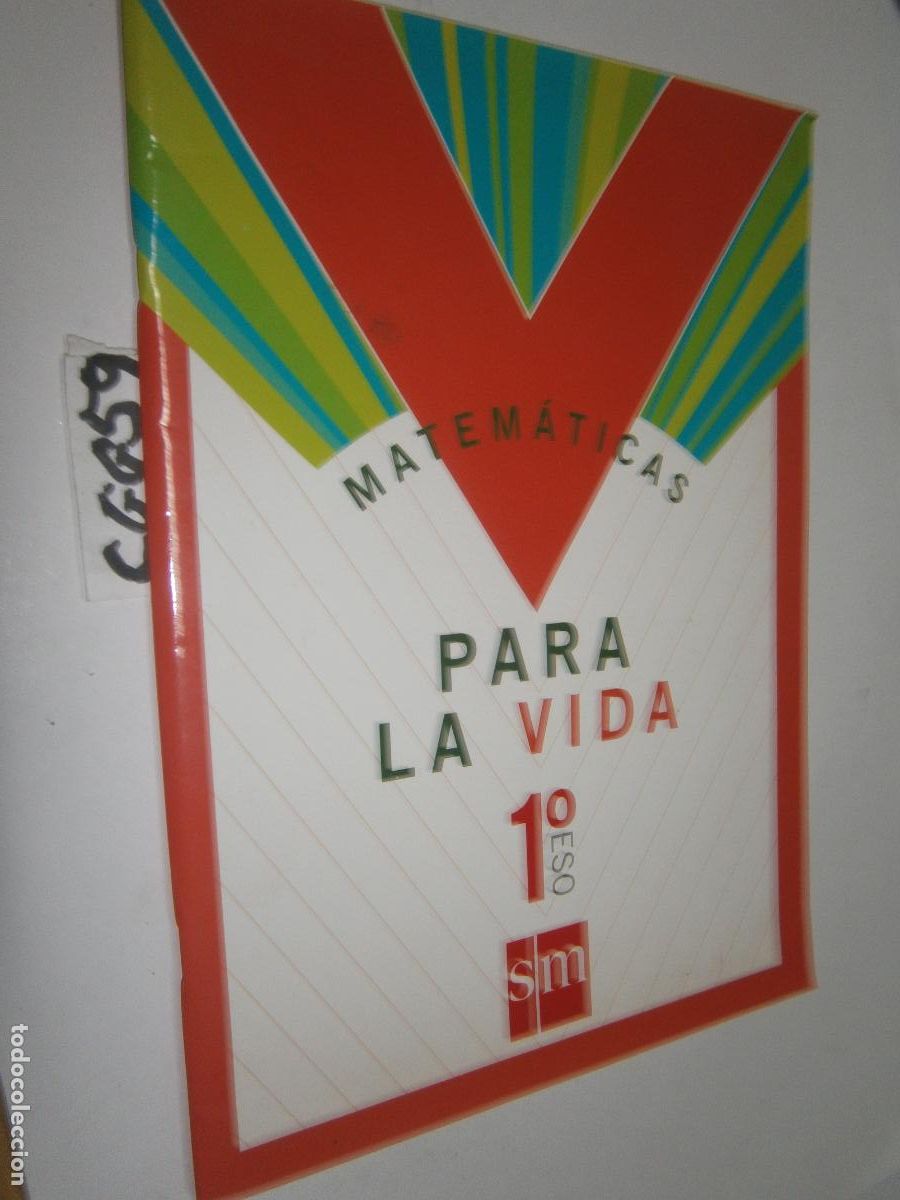 Libros de segunda mano: ANTIGUO LIBRO DE TEXTO - MATEMATICAS PARA LA VIDA - Foto 1