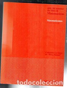 Libros de segunda mano: Gu&iacute;a del maestro del libro de Matem&aacute;ticas. 5&ordm; Curso de EGB