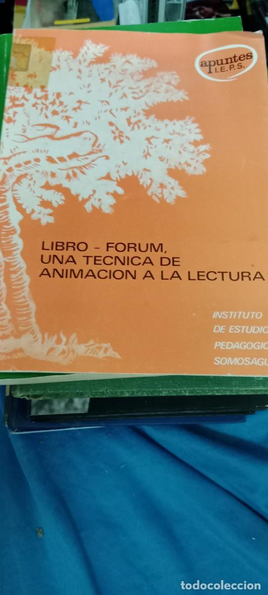 Libros de segunda mano: Libro-forum, una t&eacute;cnica de animaci&oacute;n a la lectura LIBRO GG-GON