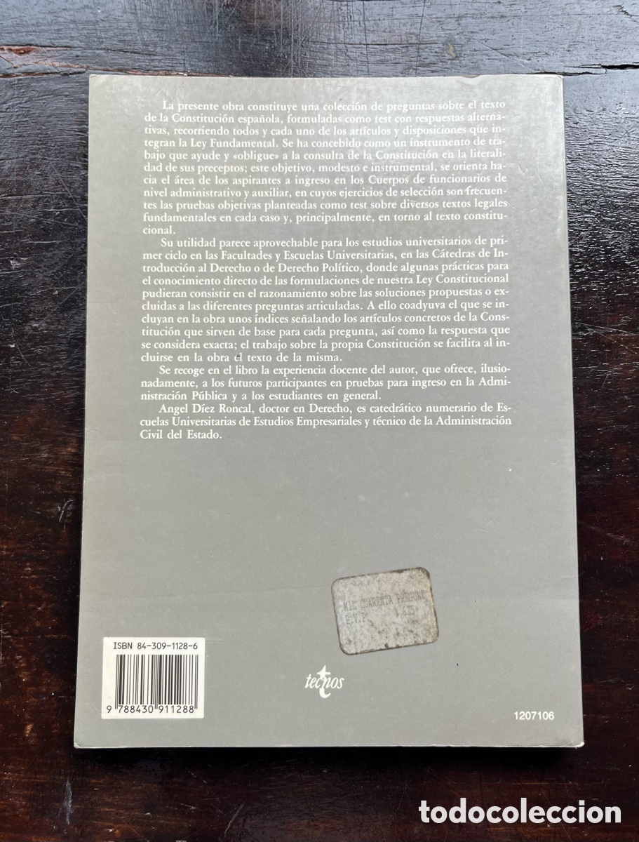 Libros de segunda mano: Mil cuarenta preguntas sobre la Constituci&oacute;n Espa&ntilde;ola - Foto 2