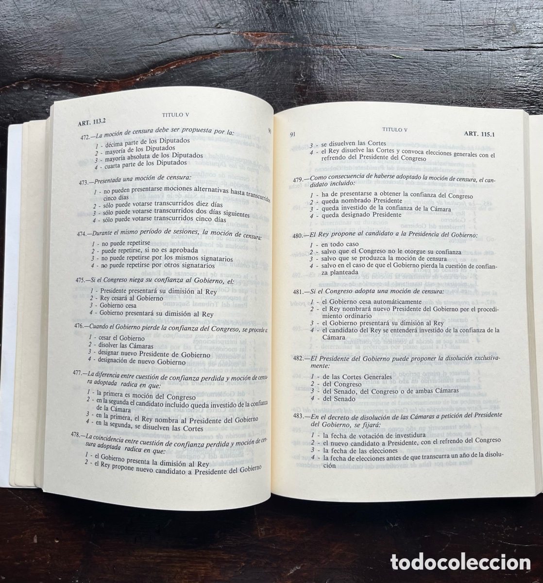Libros de segunda mano: Mil cuarenta preguntas sobre la Constituci&oacute;n Espa&ntilde;ola - Foto 5
