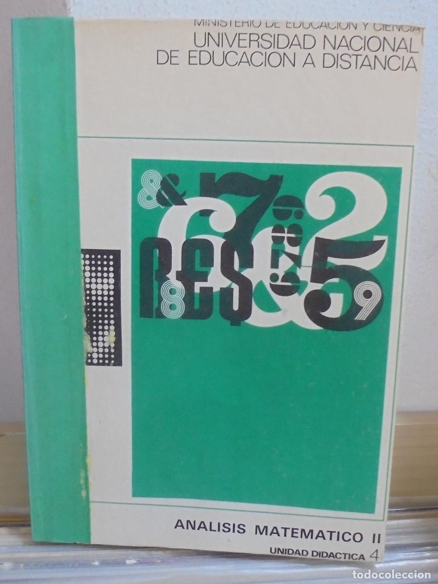 Libros de segunda mano: Analisis matem&aacute;tico II. Unidad did&aacute;ctica 4. Universidad Nacional de Educaci&oacute;n a Distancia