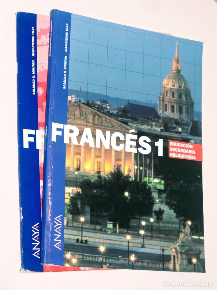 Libros de segunda mano: FRANC&Eacute;S 1, EDUCACION SECUNDARIA OBLIGATORIA + CUADERNO (anaya, 2000) - MOUTON, Soledad - TILLY, Jean