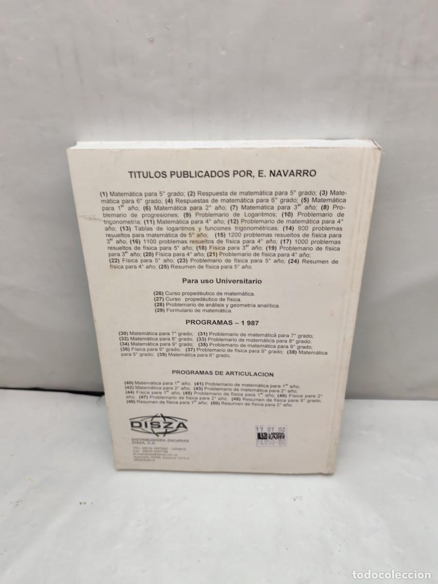 Libros de segunda mano: MATEM&Aacute;TICA PARA PRIMER A&Ntilde;O: Programa de articulaci&oacute;n (Venezuela 1987 aprox) - Foto 2