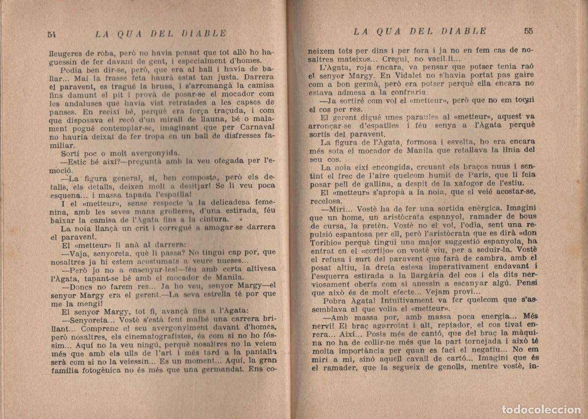 Libros de segunda mano: LA CUA DEL DIABLE CLOVIS EIMERIC NOVEL.LA EN CATALA BIBLIOTECA CAMISELA EDITORIAL PEGASO - Foto 3